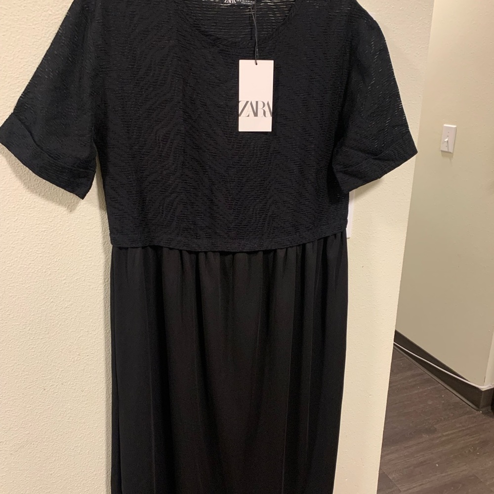 Zara black dress